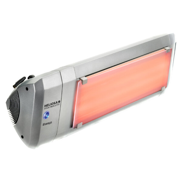 Уличный электрический обогреватель Heliosa 9.3 (2000 Вт) стекло, пульт, bluetooth