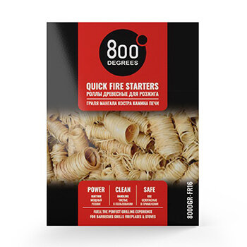Роллы для розжига 800 Degrees Быстрый Розжиг (16 шт)