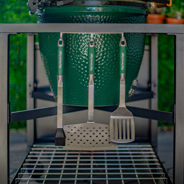 Набор инструментов для гриля Big Green Egg: лопатки и кисточка