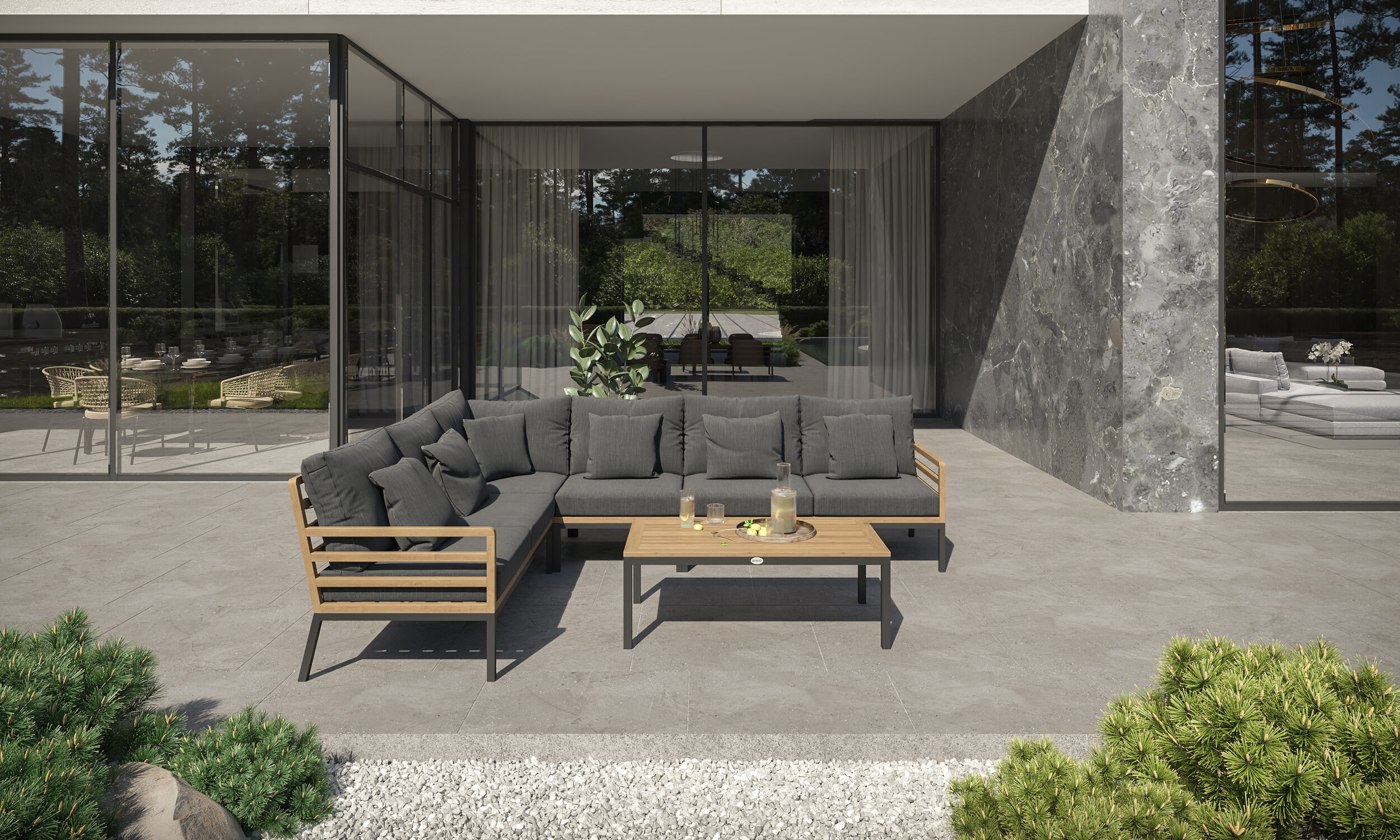 Лаунж зоны Gardenini Premium PatioCalma M