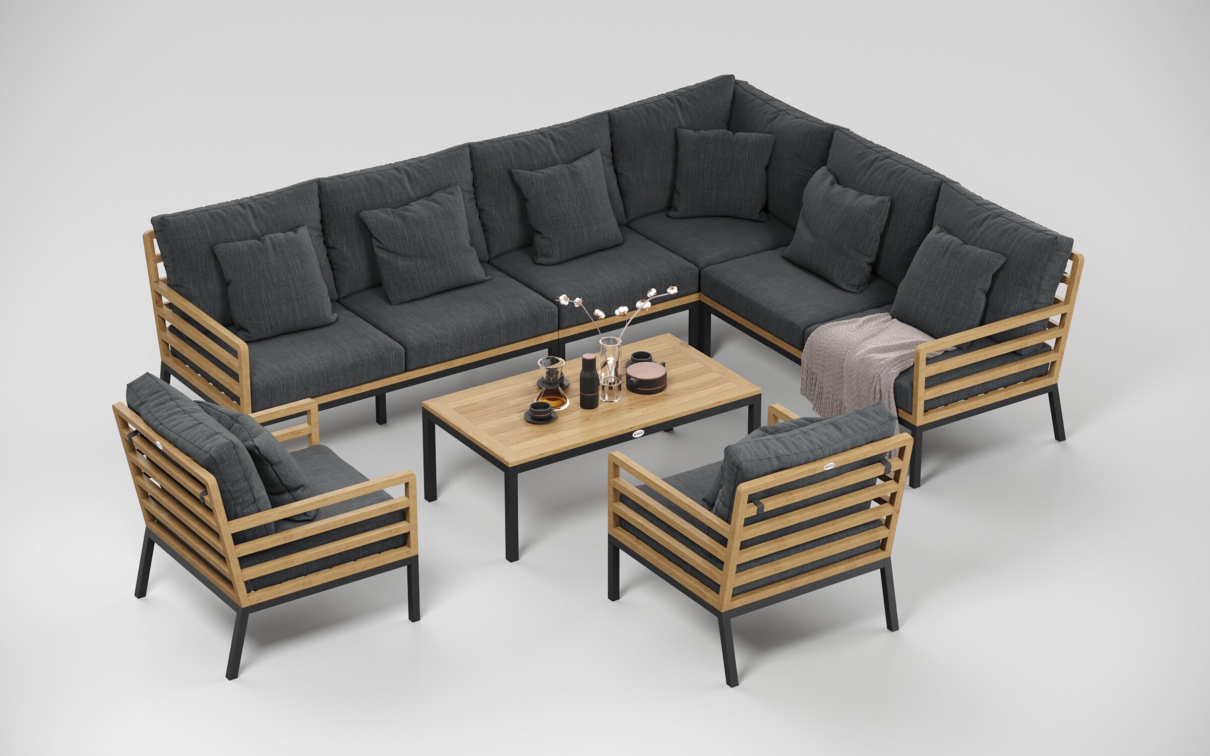 Лаунж зоны Gardenini Premium PatioCalma M