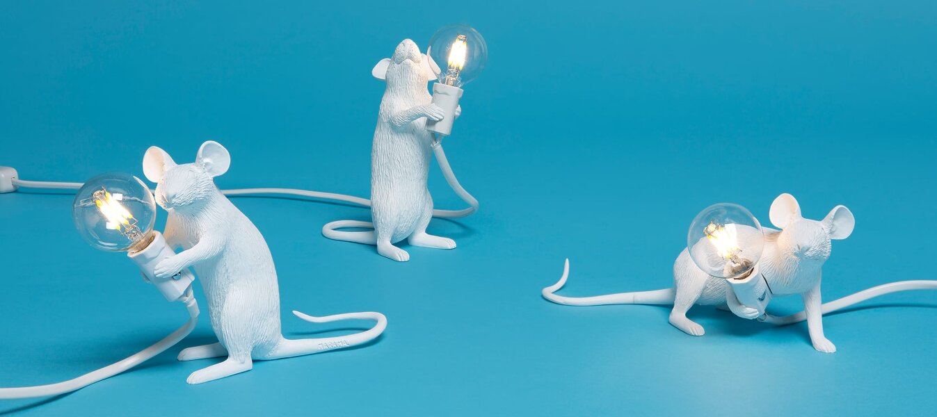 Seletti Лампа светодиодная Mouse Lamp E14