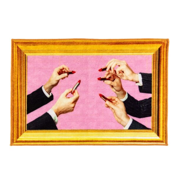 Seletti Коврик Lipstick Pink