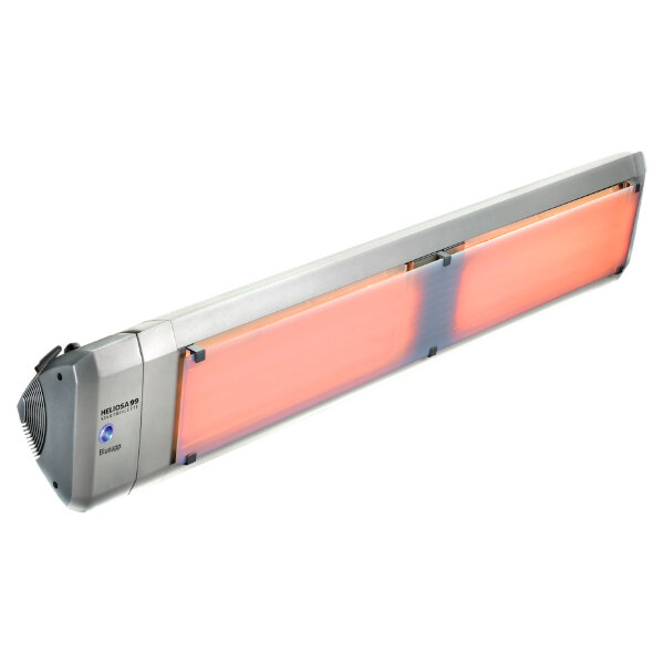 Уличный электрический обогреватель Heliosa 99.3 (4000 Вт) стекло, пульт, bluetooth