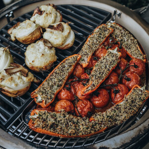 Планча для гриля Monolith LeChef Pro чугунная полукруглая