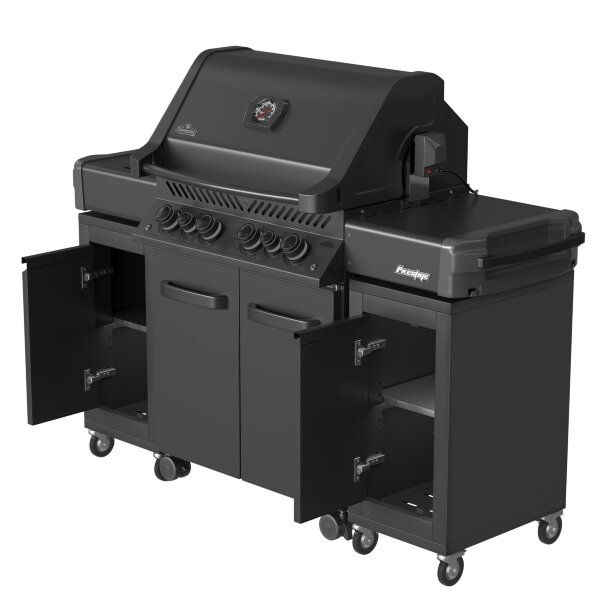 Тумба универсальная мобильная с полкой и дверью правая