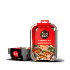 Алюминиевые поддоны 800 Degrees Foil Pans размер M (10 шт)