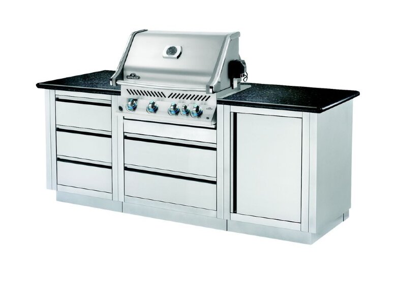 Модульная гриль-кухня KuhniGrillONTARIO (3 модуля)