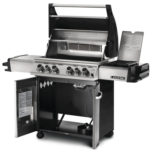 Газовый гриль Napoleon Legend-485 стальной с ИК горелкой