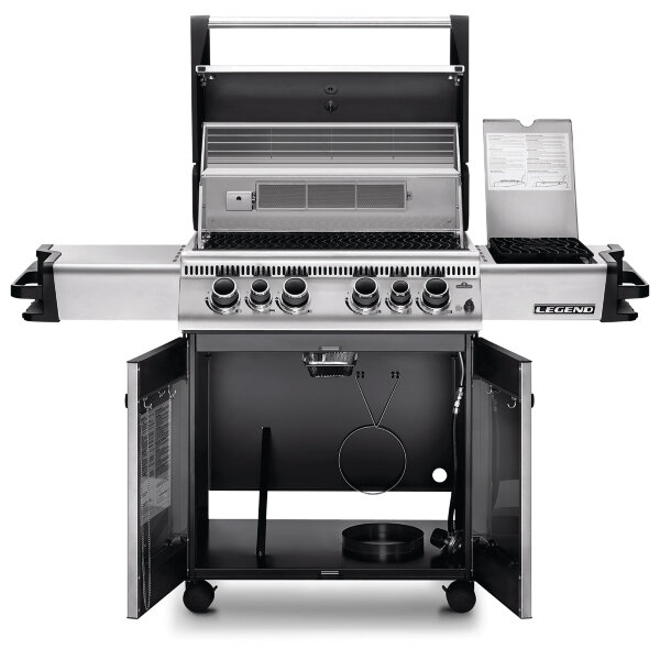 Газовый гриль Napoleon Legend-485 стальной с ИК горелкой