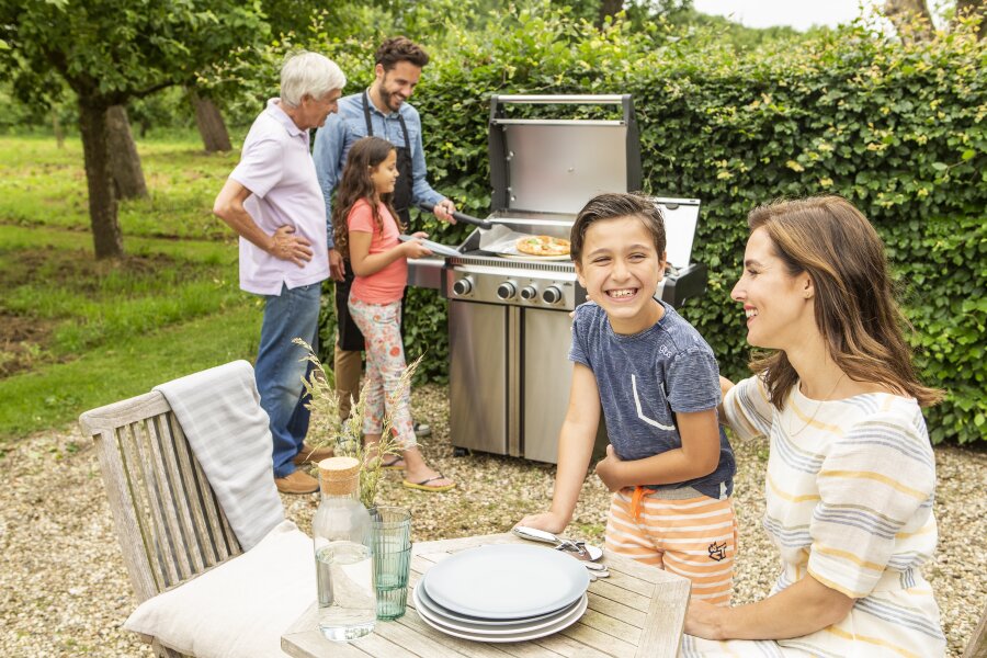 Газовый гриль Napoleon Legend-485 стальной с ИК горелкой