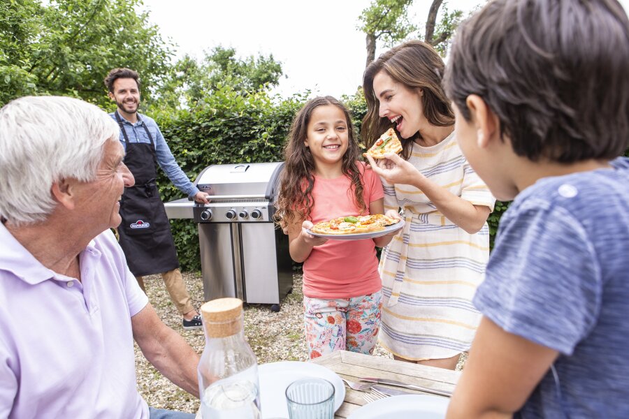 Газовый гриль Napoleon Legend-485 стальной с ИК горелкой