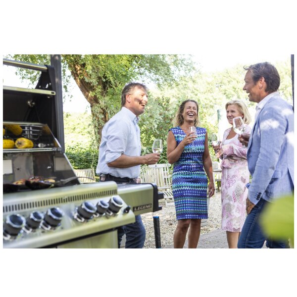 Газовый гриль Napoleon Legend-485 стальной с ИК горелкой