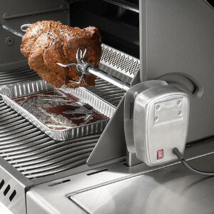 Вертел электрический Napoleon с 2-мя зажимами для грилей Rogue 365/425/525/625