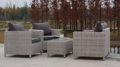 "Кон Панна" столик журнальный из ротанга, бежевый