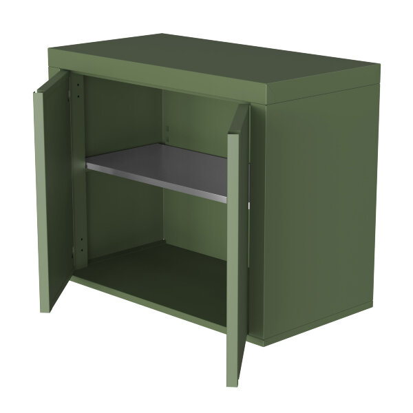 Шкаф навесной с 2-мя распашными дверями