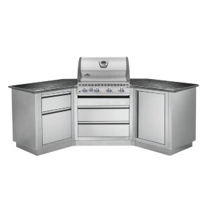 Модульная гриль-кухня KuhniGrillONTARIO угловая