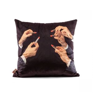 Seletti Подушка Lipstick Black