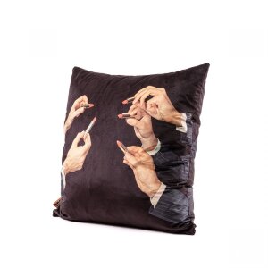 Seletti Подушка Lipstick Black