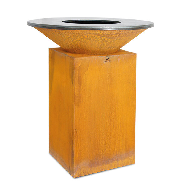 Дровяной гриль OFYR Classic 85 Corten без поленницы