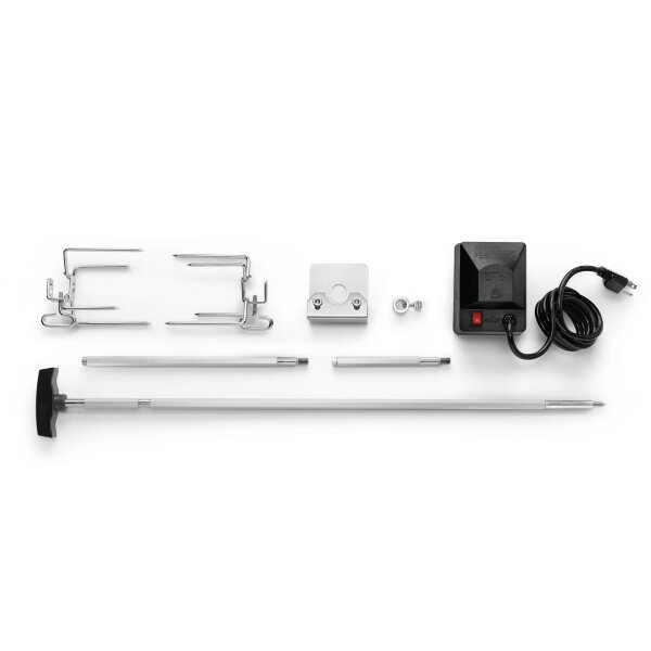 Вертел электрический Napoleon с 2-мя зажимами для грилей BIG-32