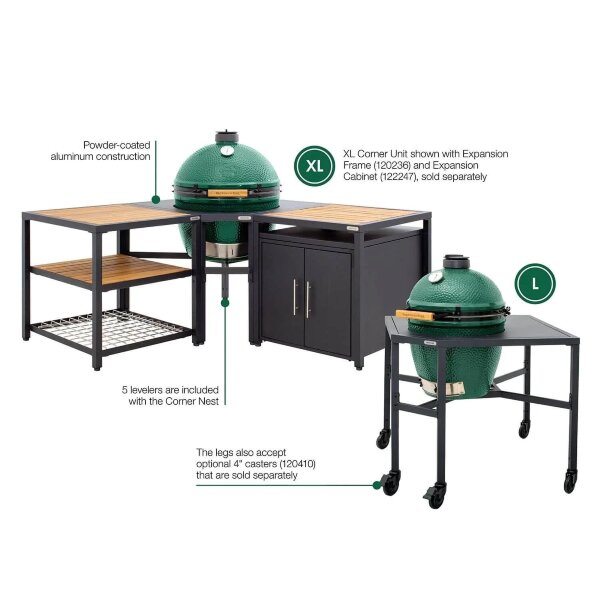 Угловой модуль Big Green Egg Frame для гриля L