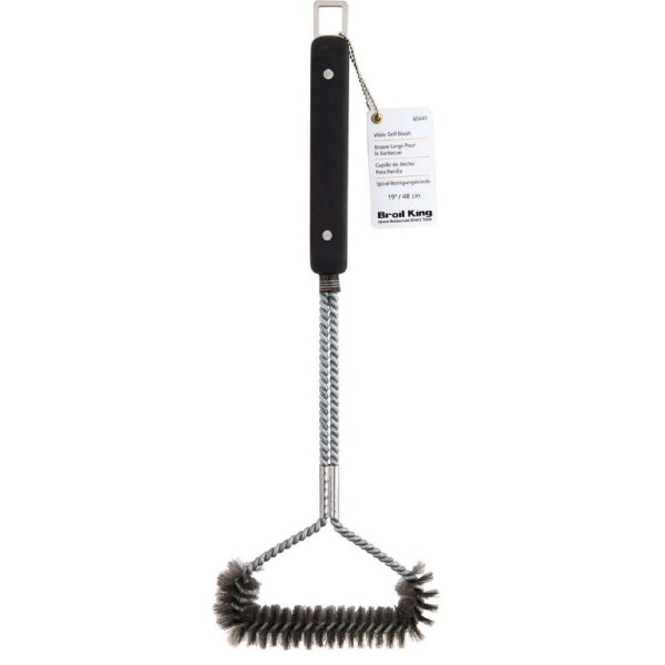 Щетка для гриля Broil King Т-образная с ворсом из нержавеющей стали