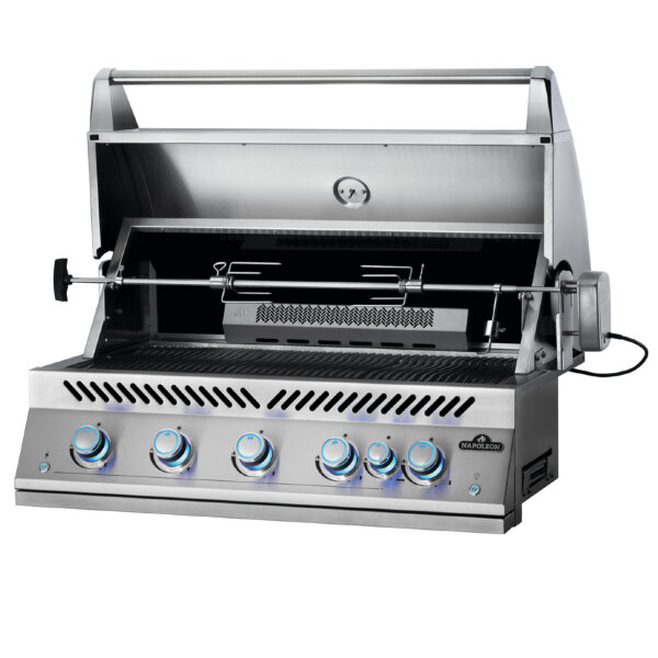 Вертел электрический Napoleon с 2-мя зажимами для грилей BIG-38