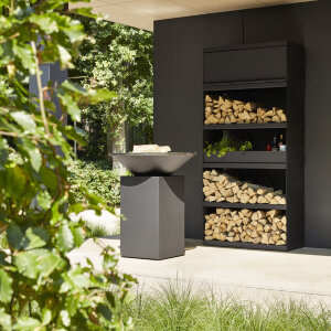 Дровяной гриль OFYR Classic 85 Black без поленницы