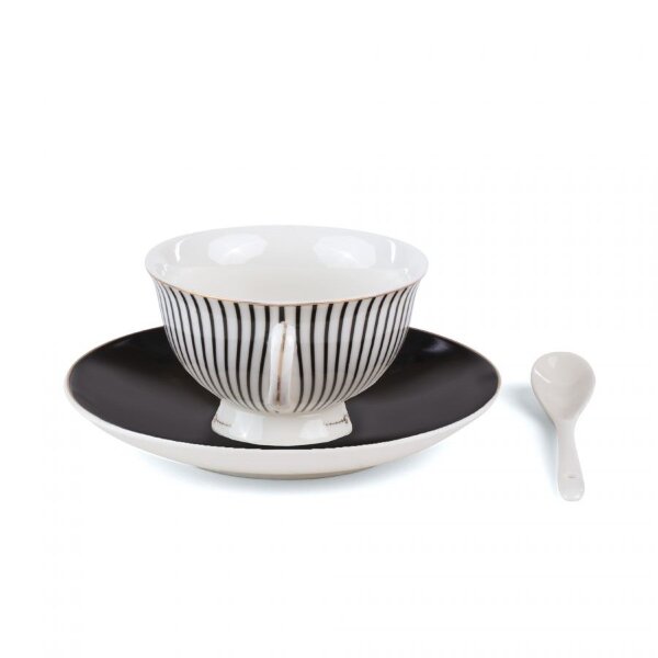 Seletti Чайная пара Lady Tarin Stripes Tacita