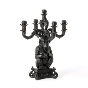 Seletti Канделябр Burlesque Chimp Black