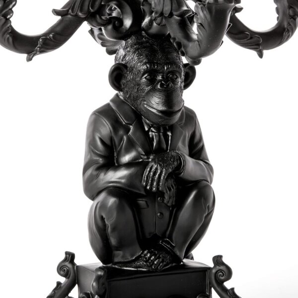 Seletti Канделябр Burlesque Chimp Black