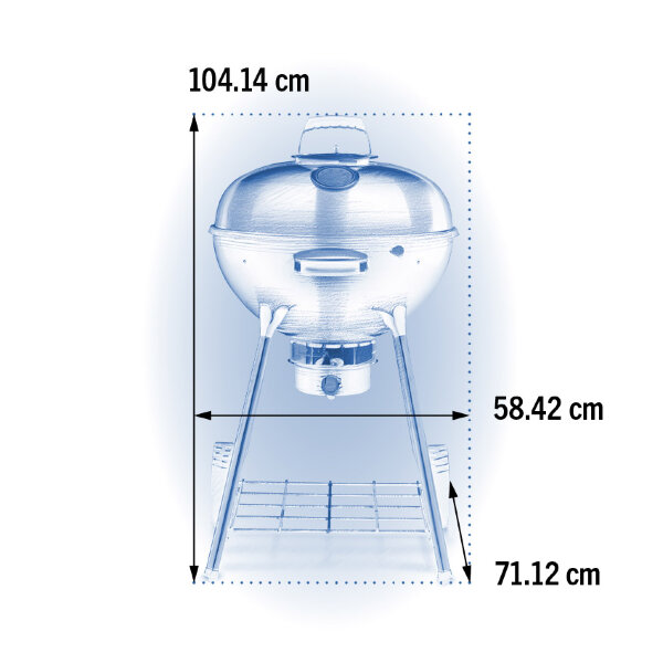 Угольный гриль Napoleon NK22K-LEG