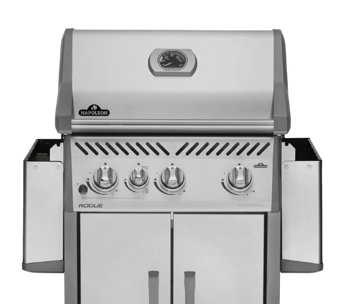 Газовый гриль Napoleon Rogue-425 с ИК горелкой стальной
