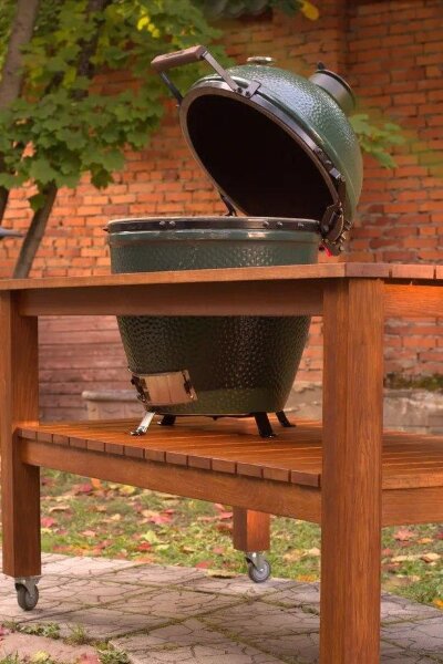 Стол Craftico для гриля Big Green Egg L светлый дуб