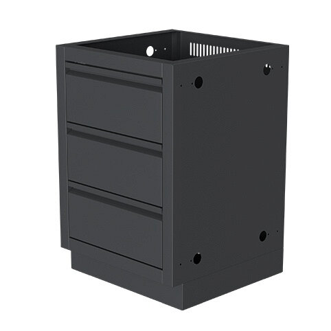 Тумба универсальная с 2-мя выдвижными ящиками и фальш-панелью