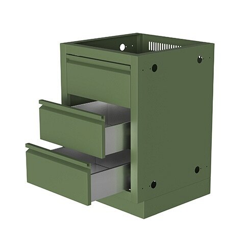 Тумба универсальная с 2-мя выдвижными ящиками и фальш-панелью