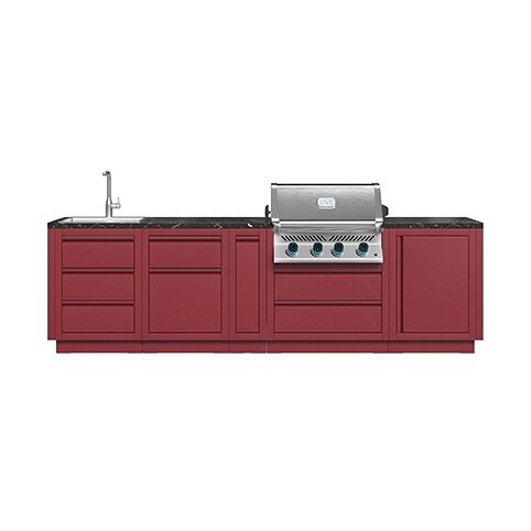 Тумба универсальная с 2-мя выдвижными ящиками и фальш-панелью