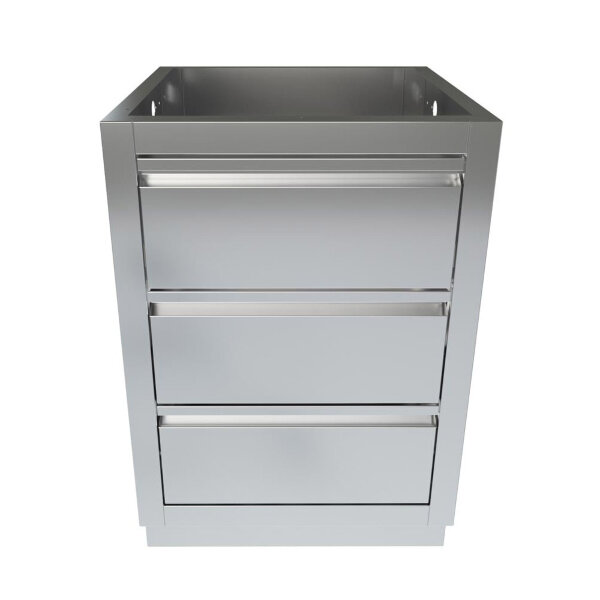 Тумба универсальная с 2-мя выдвижными ящиками и фальш-панелью