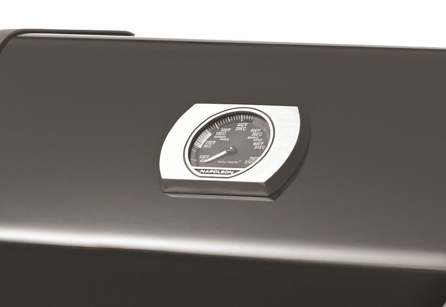 Газовый гриль Napoleon Rogue-425 с конфоркой черный