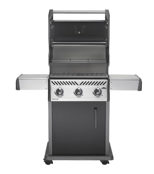 Газовый гриль Napoleon Rogue-425 с конфоркой черный