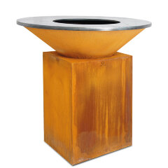 Дровяной гриль OFYR Classic 100 Corten без поленницы