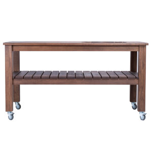 Стол Craftico для гриля Big Green Egg L темный дуб