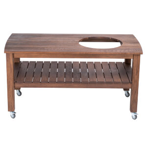 Стол Craftico для гриля Big Green Egg L темный дуб