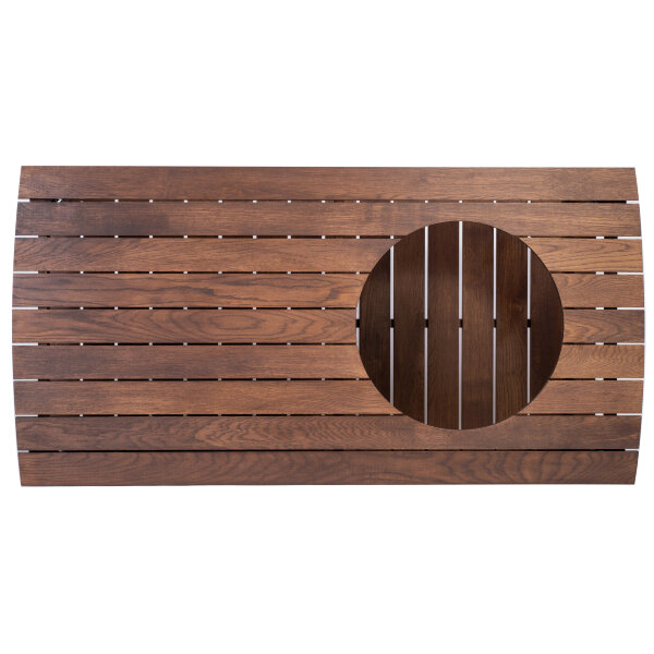 Стол Craftico для гриля Big Green Egg L темный дуб