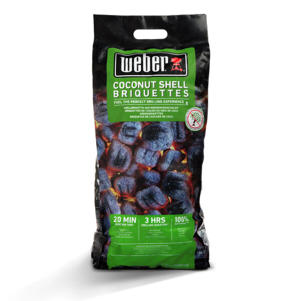 Угольные брикеты Weber 4 кг кокосовые