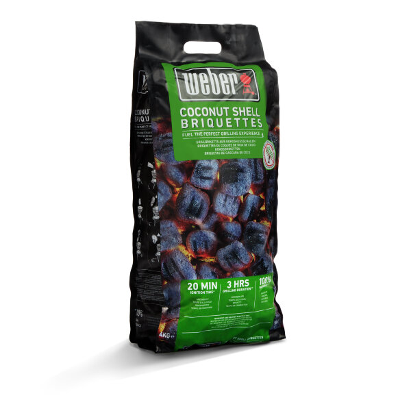 Угольные брикеты Weber 4 кг кокосовые