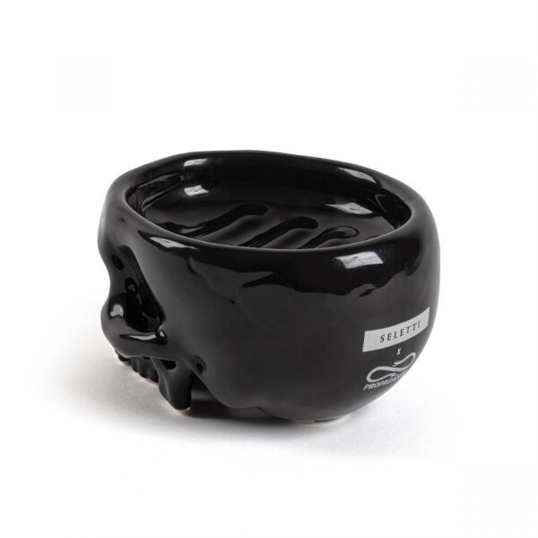 Seletti Мыльница Brain wash - black