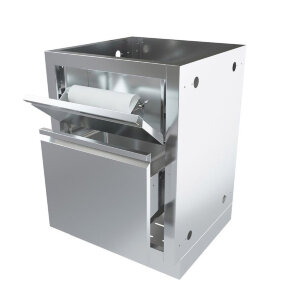 Тумба для мусора с держателем для бумажных полотенец