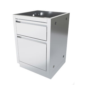 Тумба для мусора с держателем для бумажных полотенец